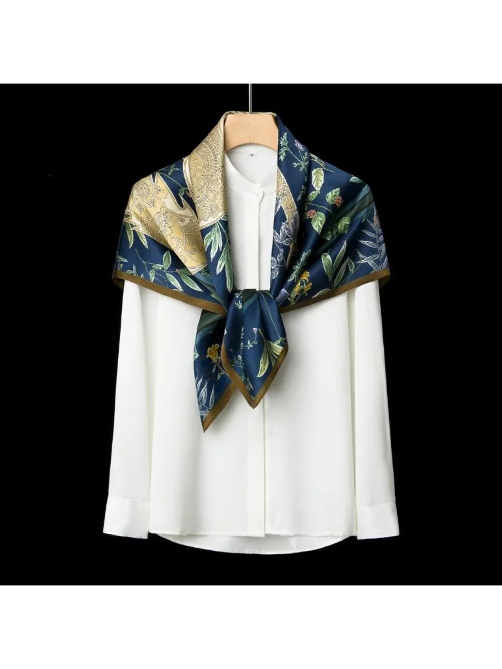 Luxury 100% Mulberry Silk Scarf - Large 35